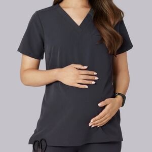 Maternity scrub top